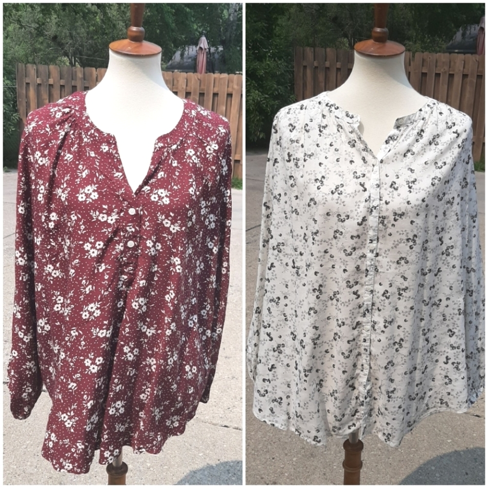 Bundle of 2 Old Navy XL Blouses